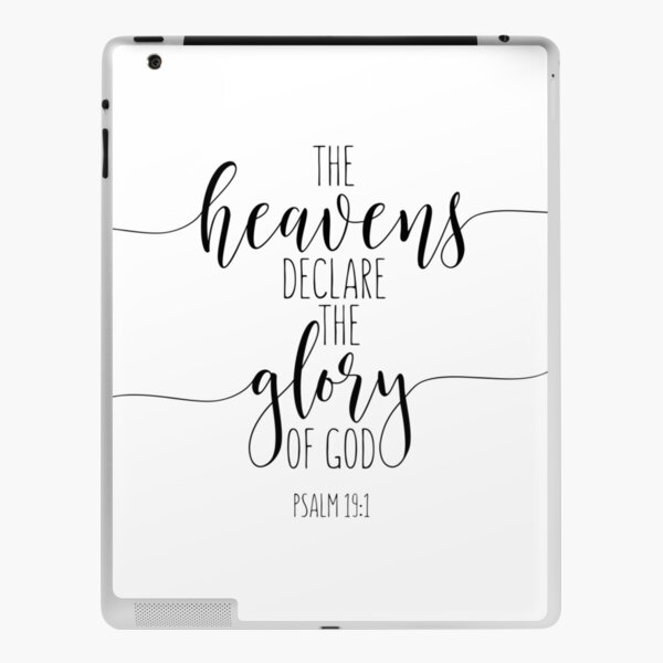 Psalm 19:1 Bible Verse Wall Art, the Heavens Declare the Glory of God  Scripture Print, Sun Poster Boho Wall Decor, Christian Gift, Printable -   Israel