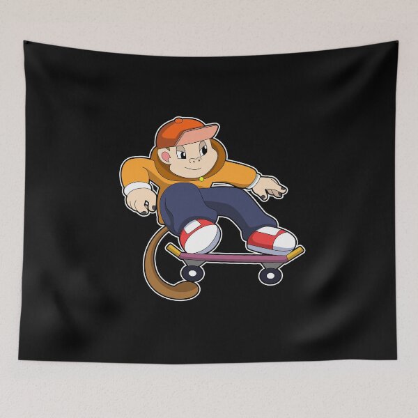Item preview, Monkey Skater Skateboard designed and sold by Snabdesign84.