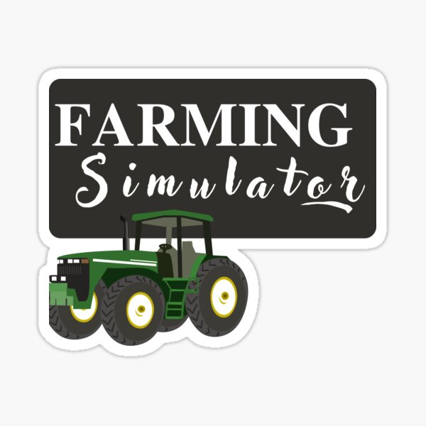 "Farming Simulator " Sticker for Sale by ATWAK | Redbubble