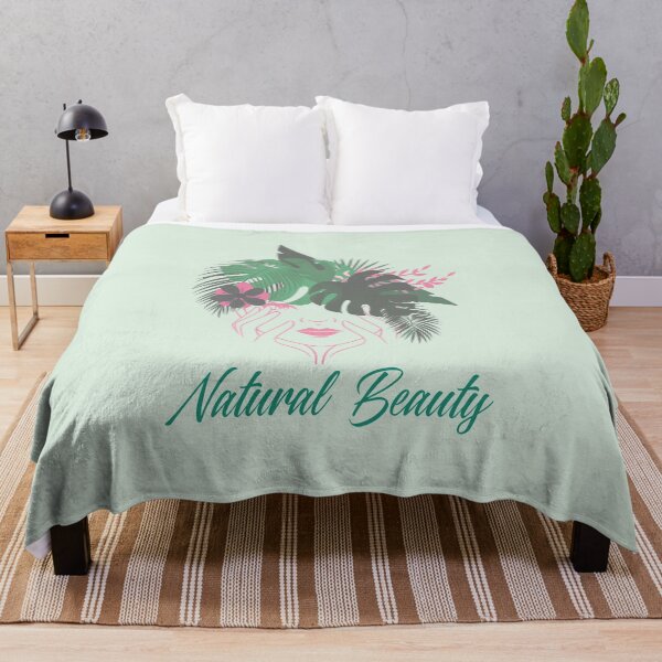 Item preview, Natural Beauty. Beautiful Face Buried In Green Leaves Plant Lover designed and sold by Rebel-Design.