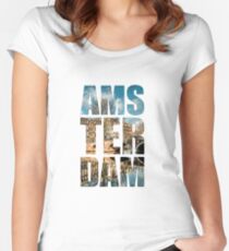 Amsterdam Women's Fitted Scoop T-Shirt