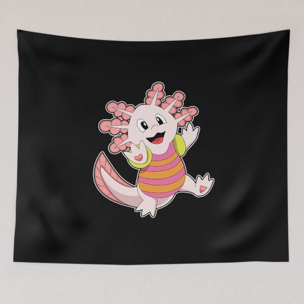 Item preview, Axolotl Swimming designed and sold by Snabdesign84.