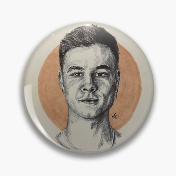 Item preview, Kian L. Copic Marker Portrait Drawing  designed and sold by Kenzie  Ermel.