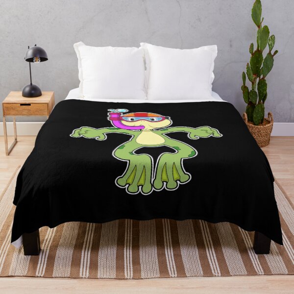 Item preview, Frog at Diving with Snorkel designed and sold by Snabdesign84.