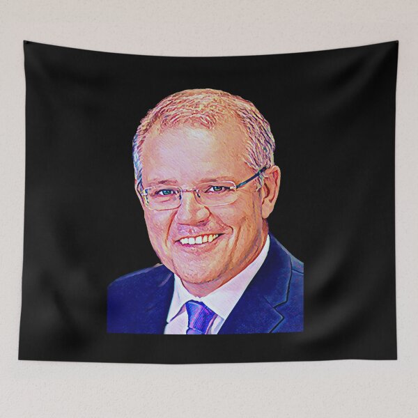 Item preview, Scott Morrison Portrait designed and sold by Aussies-R-Us.
