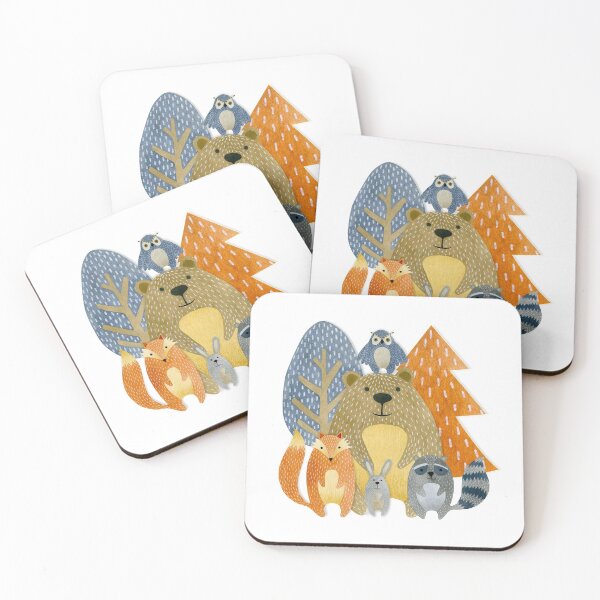 Item preview, Cute Watercolor Wild Animals 3D  designed and sold by JanesCreations.