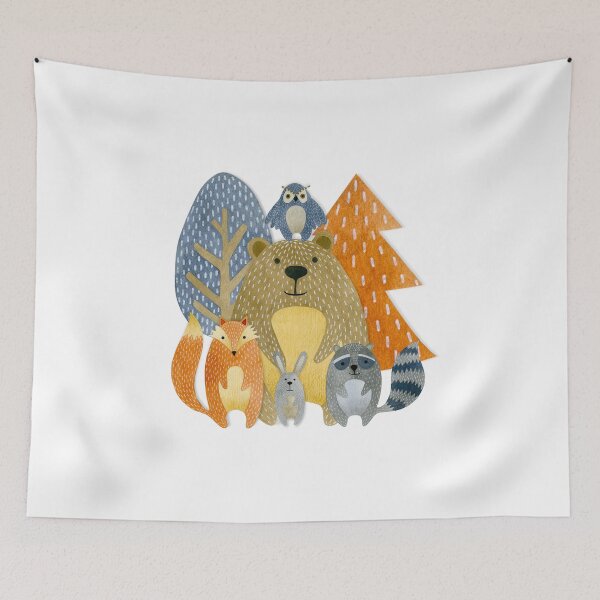 Item preview, Cute Watercolor Wild Animals 3D  designed and sold by JanesCreations.