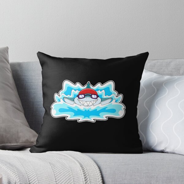 Item preview, Shark at Swimming with Swimming goggles designed and sold by Snabdesign84.