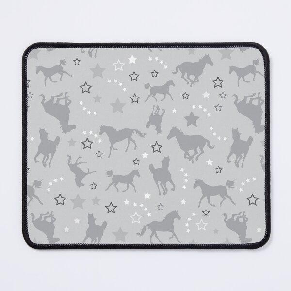 Item preview, Galloping Horses Muted Gray designed and sold by Art by Jess.