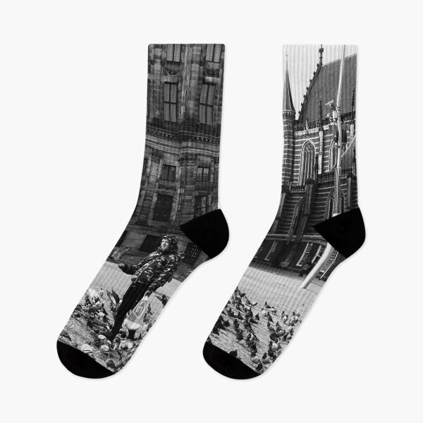 Item preview, Pigeons at Damrak, Amsterdam city. designed and sold by Noel Ali ⭐⭐⭐⭐⭐.