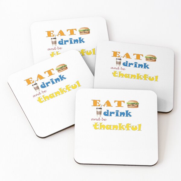 Item preview, Eat Drink and be Thankful Clock designed and sold by Innovational.