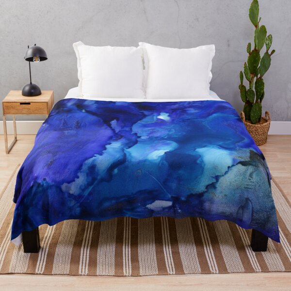 Item preview, Abstract in Blue - One designed and sold by LymphomaLass.