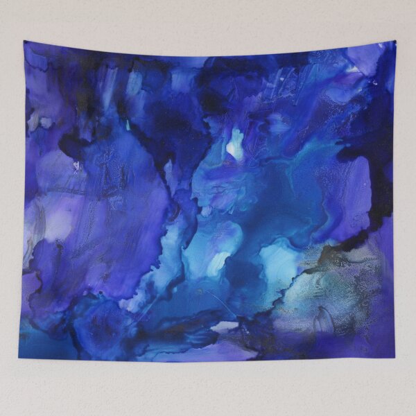 Item preview, Abstract in Blue - One designed and sold by LymphomaLass.