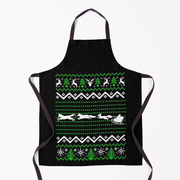 Item preview, Foxes Pulling Santa's Sleigh, Christmas Fox Pattern designed and sold by ACC .