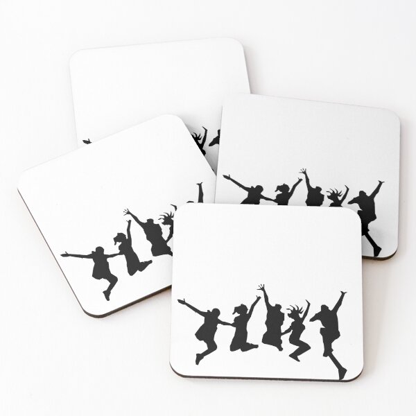 Item preview, Dancing people silhouette illustration isolated on white background. designed and sold by deeplaxman.