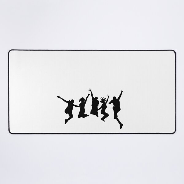 Artikelvorschau, Dancing people silhouette illustration isolated on white background. entworfen und verkauft von deeplaxman.