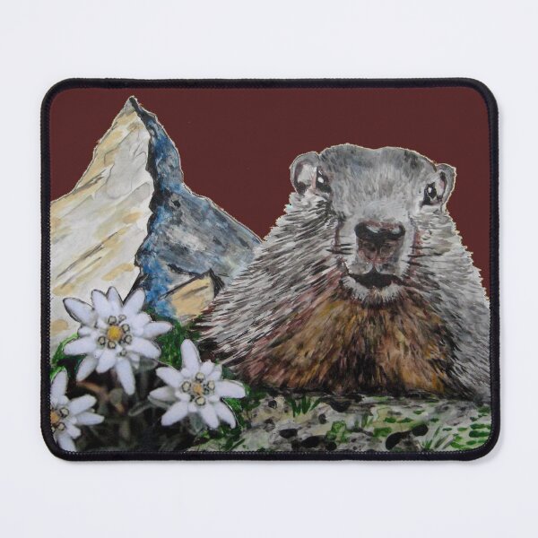 Item preview, Switzerland Alps Marmot Matterhorn Edelweiss Europe designed and sold by G-M-Designs.