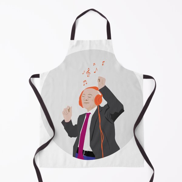 Item preview, Happy Senior Man Listening to Music on Headphones designed and sold by deeplaxman.