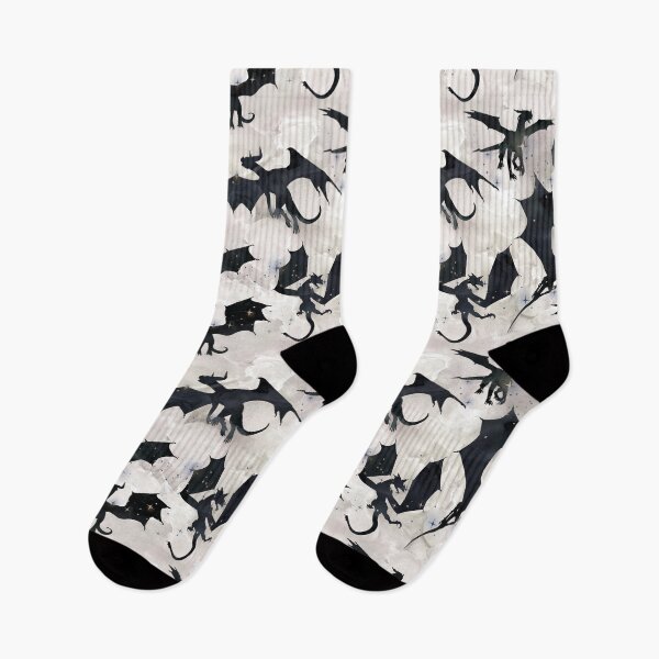 Item preview, White clouds and Black Dragons designed and sold by SugarPineDesign.