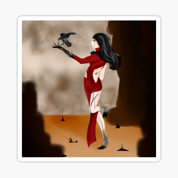 DBD Carmina Mora - The Artist painting Sticker