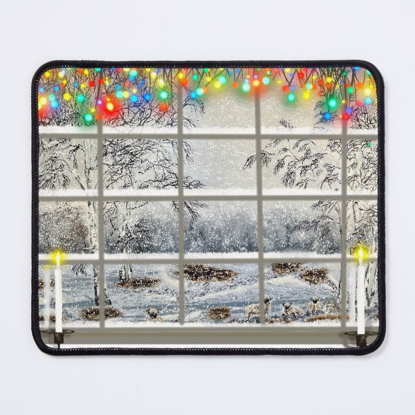 Item preview, Christmas Sheep in snow  designed and sold by TickleBrush.