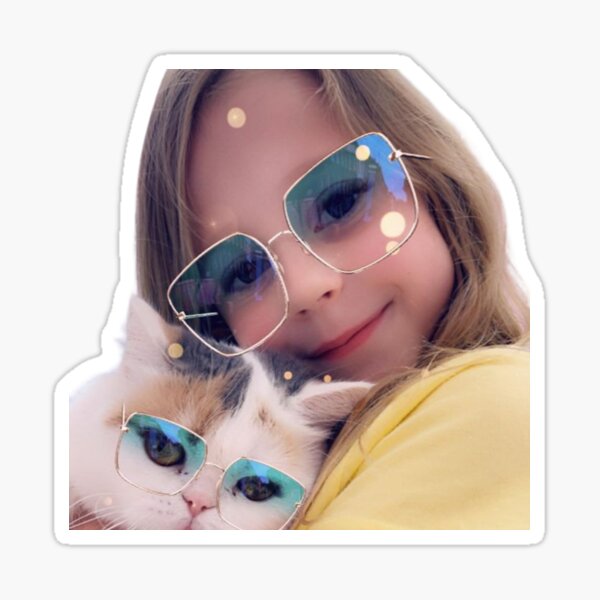 Aperçu de l'œuvre  Comme nastya avec son chat créée et vendue par SAJAMANIA.