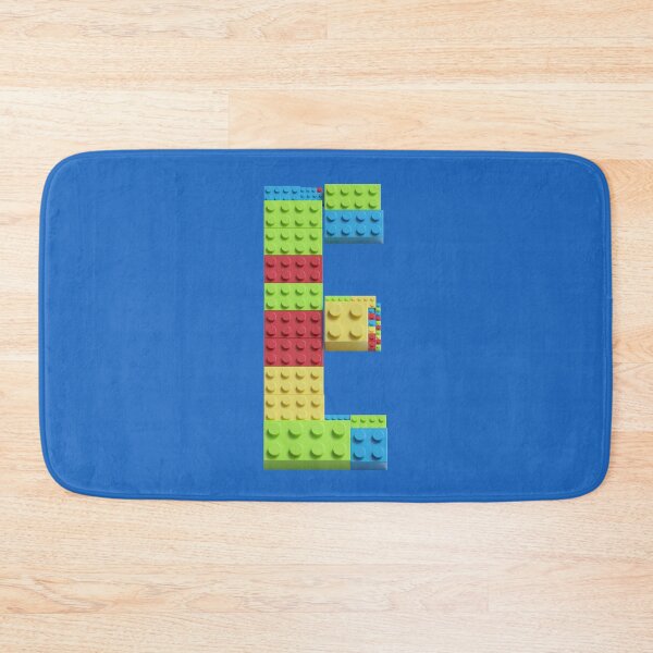 Item preview, Building Brick Initial E in Primary Colors designed and sold by TheFlyingPug.