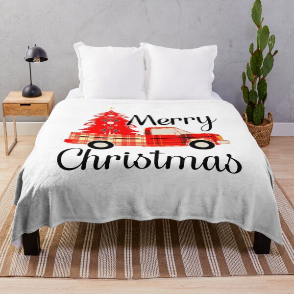 Item preview, Merry Christmas Buffalo Truck, Red Tree designed and sold by ACC .