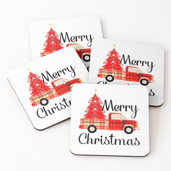 Item preview, Merry Christmas Buffalo Truck, Red Tree designed and sold by ACC .