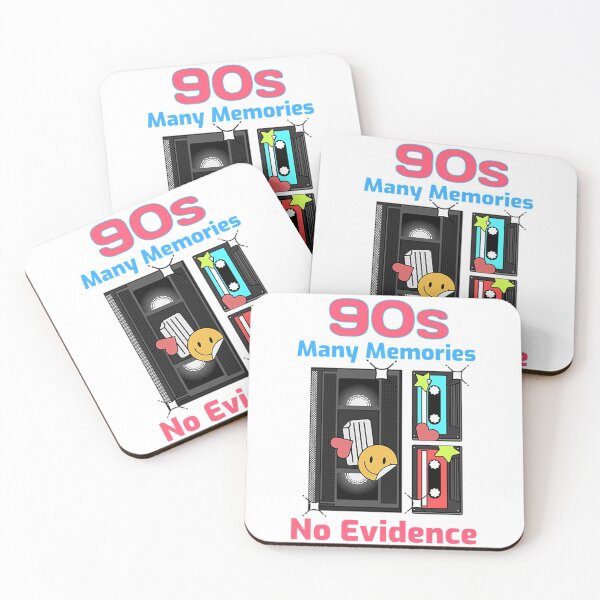 Item preview, 90s Sarcastic Nostalgia Vhs Cassette T-Shirt90s, Many Memories No Evidence, VHS Cassette designed and sold by DartGarrick.