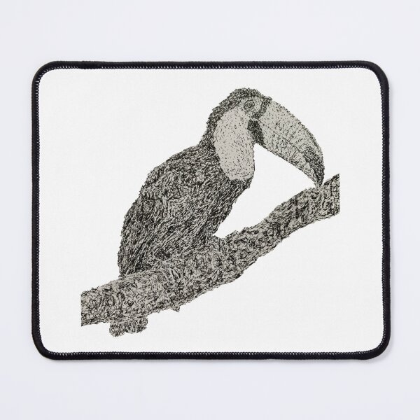 Item preview, Dotwork Toucan Art Print designed and sold by DrawWithSacha.