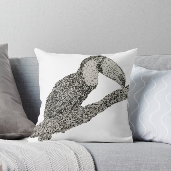 Item preview, Dotwork Toucan Art Print designed and sold by DrawWithSacha.