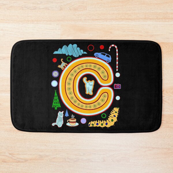Item preview, C for Cats Car Christmas Candy Cane Coffee Cup Cloud Caterpillar Camera Circle Clock designed and sold by artfulnotebook.