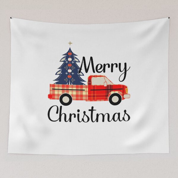 Item preview, Merry Christmas Buffalo Truck, Blue Tree designed and sold by ACC .