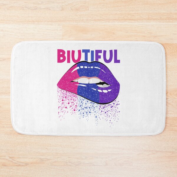 Item preview, Bisexual Bi Pride Biutiful Beautiful T-ShirtBisexual Bi Pride Biutiful Beautiful Lips Gay Parade Lesbian LGBTQ designed and sold by DartGarrick.
