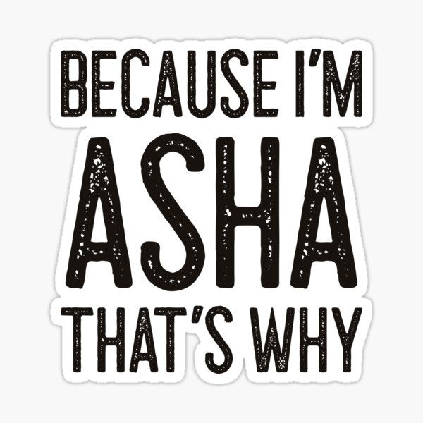 Asha Stickers for Sale