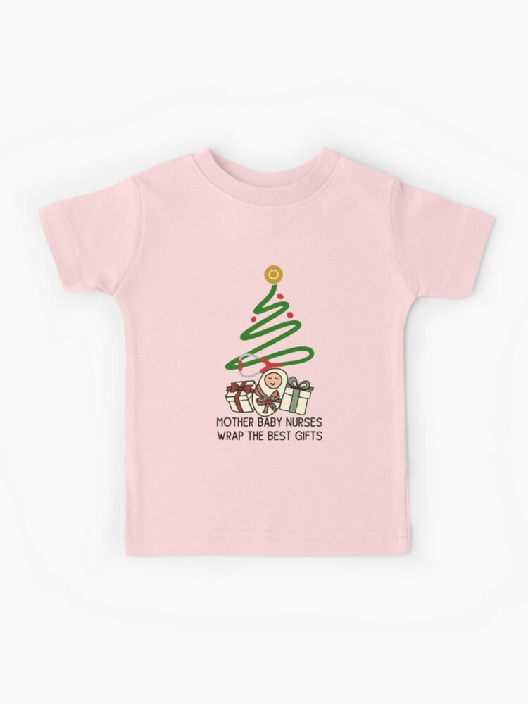 Christmas Mother Baby Nurses Wrap The Best Gifts' Sticker