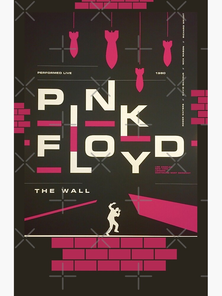"PINK FLOYD, PINK FLOYD IN NEW YORK, the wall tour 1980" Poster by
