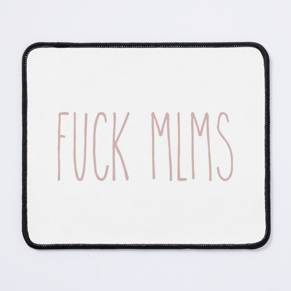 Item preview, Pink Fuck MLMS Rae Dunn Inspired Design | Anti multi level marketing sticker designed and sold by SunnyKiwiCo.