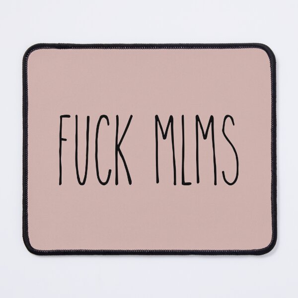 Item preview, Pink Fuck MLMS Rae Dunn Inspired Design | Anti multi level marketing sticker designed and sold by SunnyKiwiCo.