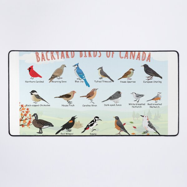 Item preview, Backyard birds of Canada in autumn.  designed and sold by AndyMcBird.