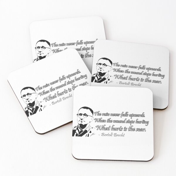Item preview, Bertolt Brecht Quote designed and sold by Backstage by Leyzel.