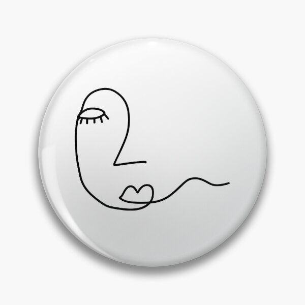 Item preview, Abstract Eye and Lips - Charcoal designed and sold by A Fabulous Production.