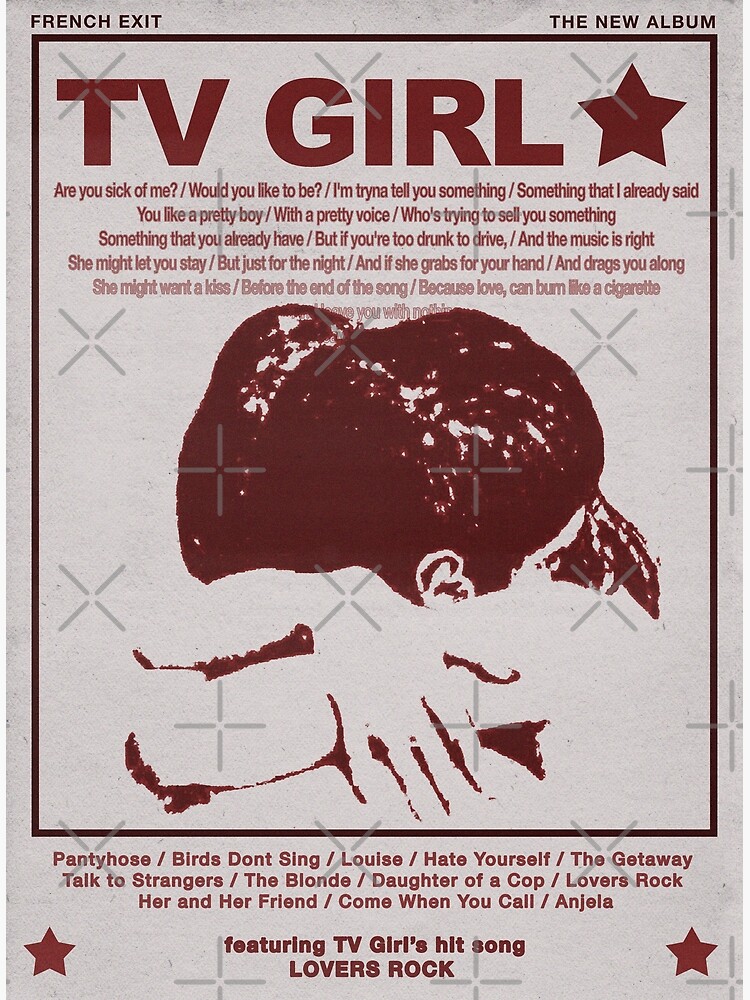 Discover Tv Girl French Exit Lovers Rock Premium Matte Vertical Poster