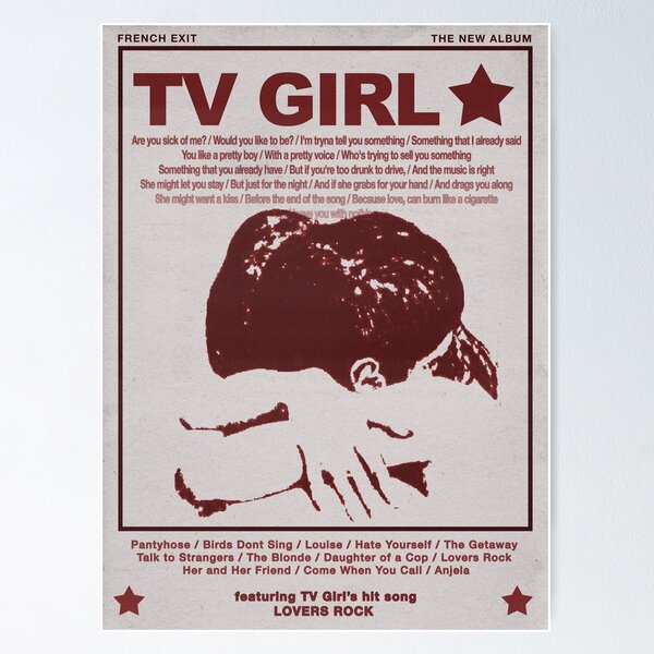 CD・DVD・ブルーレイ同梱で800円引　ステッカー付き　TV Girl  French Exit