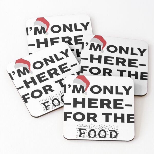 Item preview, I'm Only Here For The Food Funny Christmas Pajama Xmas Gifts designed and sold by CoolButFunny.