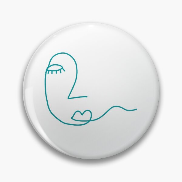 Item preview, Abstract Eye and Lips - Aqua designed and sold by A Fabulous Production.