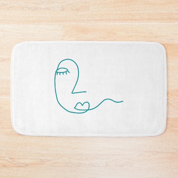 Item preview, Abstract Eye and Lips - Aqua designed and sold by A Fabulous Production.