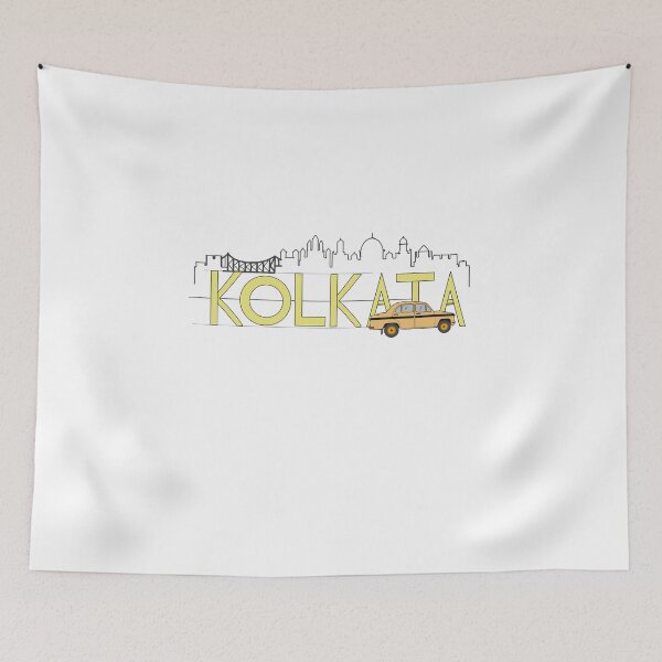 Item preview, Kolkata skyline designed and sold by SatyaYug.