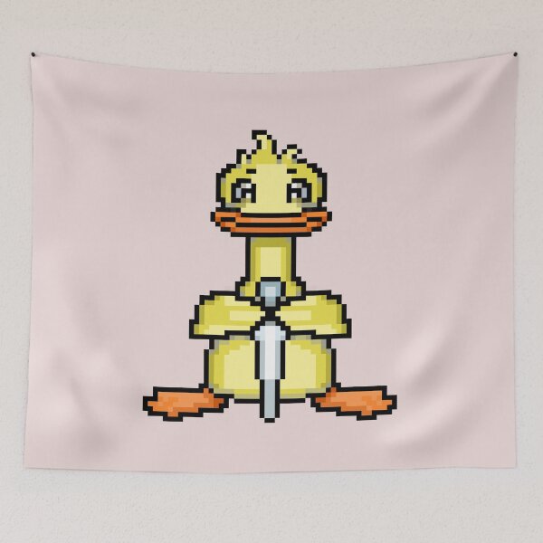 Item preview, Knife Sir Goose Pixel Art - Funny Goose With Knife designed and sold by ViewerEqualsPhoton.